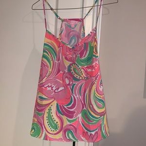 Lilly Pulitzer Silk Spaghetti Strap Top